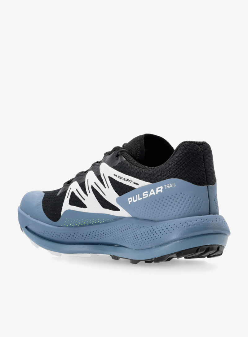 Preţ Pantofi trail Salomon Pulsar Trail - black/china blue/arctic