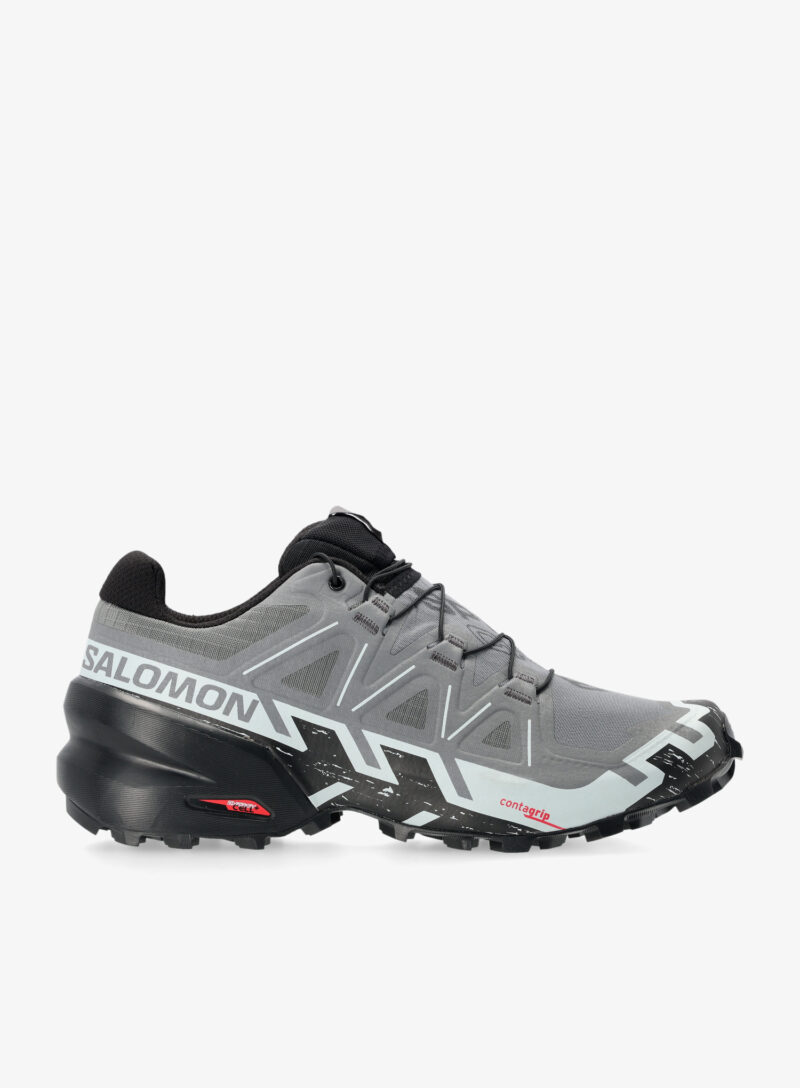 Pantofi trail Salomon Speedcross 6 - quiet shade/black/pearl blue