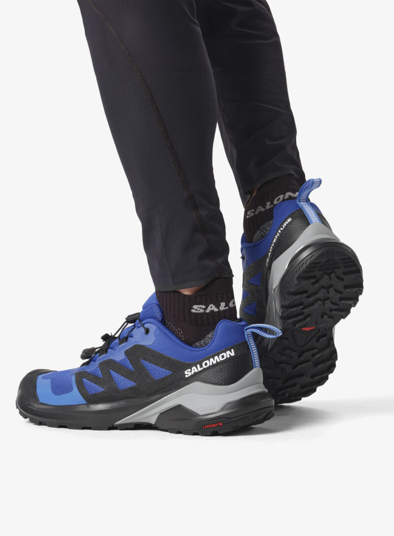 Cumpăra Pantofi trail Salomon X-Adventure  - blue/black/quarry