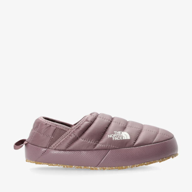 Papuci calzi de damă The North Face ThermoBall Traction Mule V - fawn/white