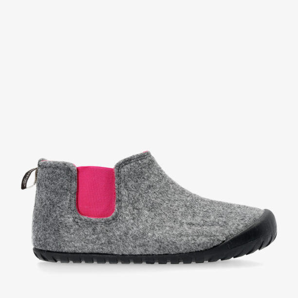 Papuci de casă Gumbies Brumby - grey/pink