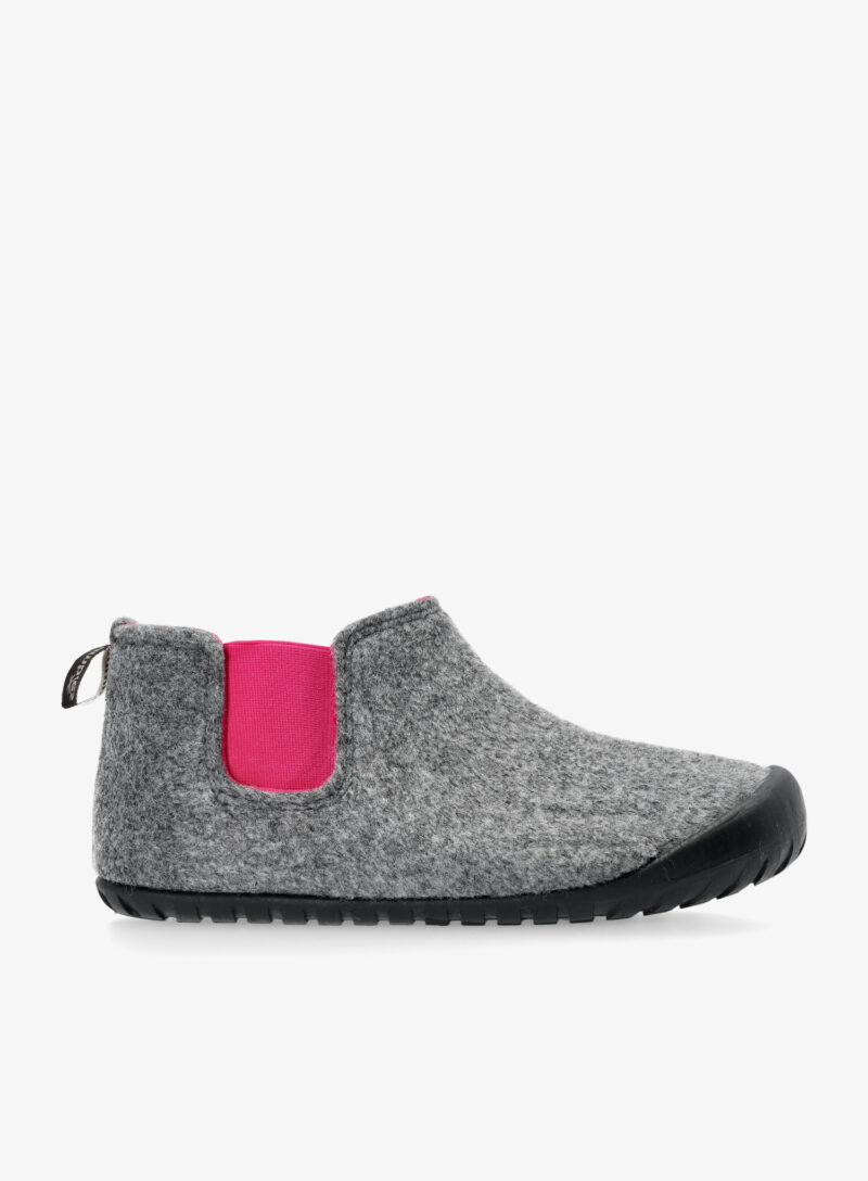 Papuci de casă Gumbies Brumby - grey/pink