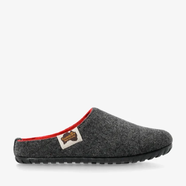 Papuci de casă Gumbies Outback - charcoal/red