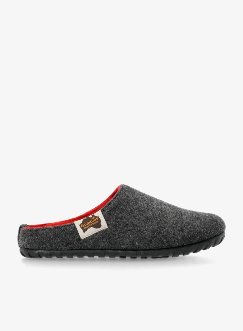 Papuci de casă Gumbies Outback - charcoal/red