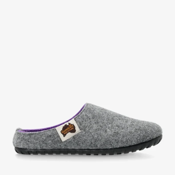 Papuci de casă Gumbies Outback - grey/purple