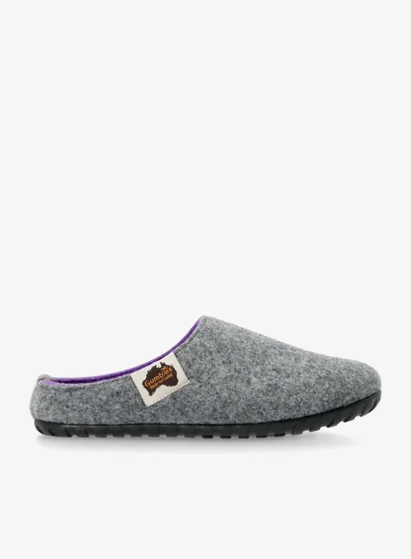 Papuci de casă Gumbies Outback - grey/purple