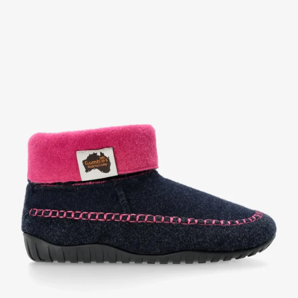 Papuci de casă Gumbies Thredbo Boots - navy/pink