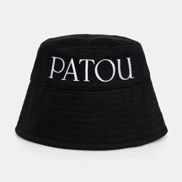 Patou palarie din bumbac culoarea negru