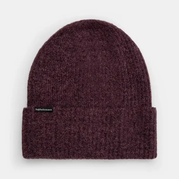 Peak Performance caciula de lana Woolblend Hat culoarea violet