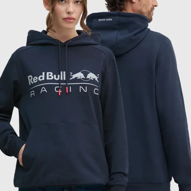 Pepe Jeans bluză Red Bull Racing x Pepe Jeans culoarea bleumarin