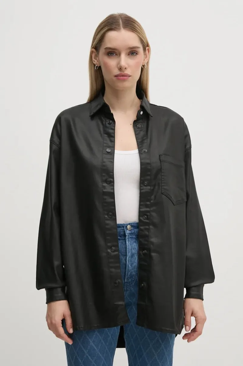 Pepe Jeans camasa OVERSHIRT femei