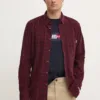 Pepe Jeans cămașă de catifea MAREL culoarea bordo