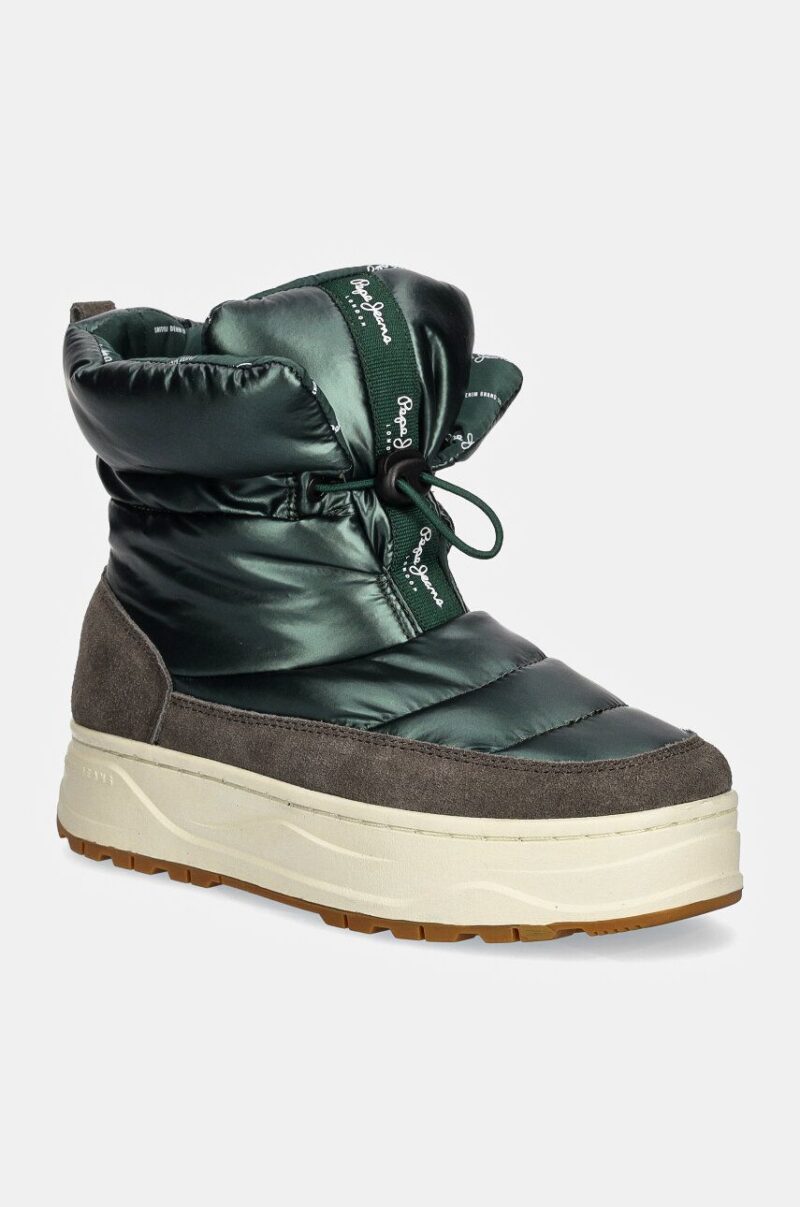 Pepe Jeans cizme de iarna PLS50554 culoarea verde