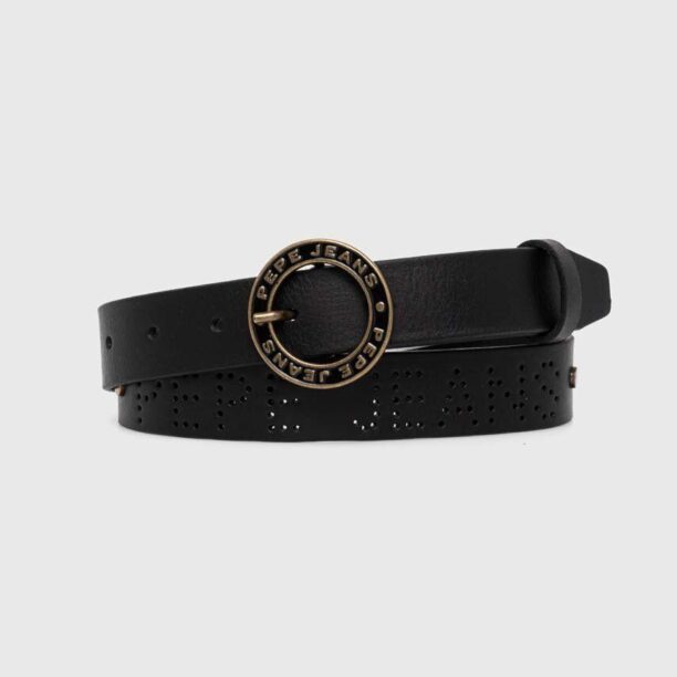 Pepe Jeans curea de piele MARLOWE BELT femei