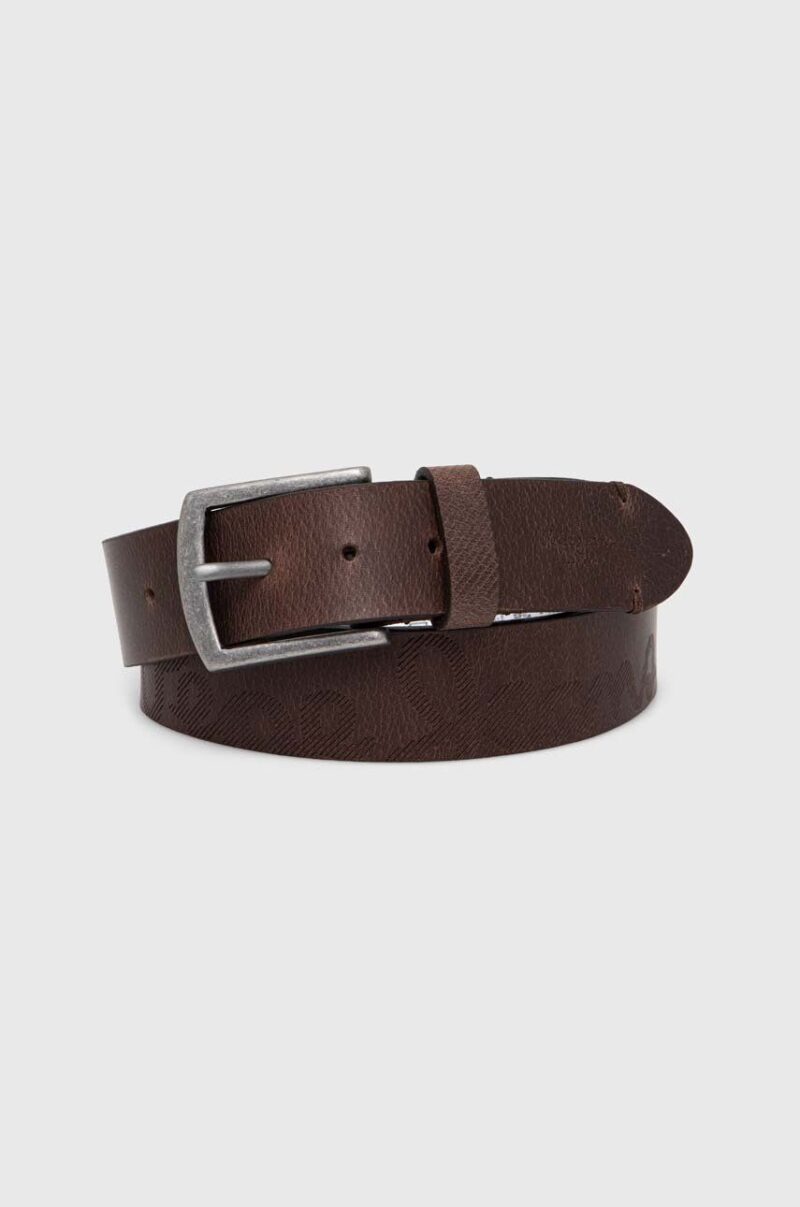 Pepe Jeans curea de piele PALMER BELT barbati