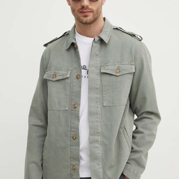 Pepe Jeans geaca jeans EATON COLOUR FIELD JACKET barbati