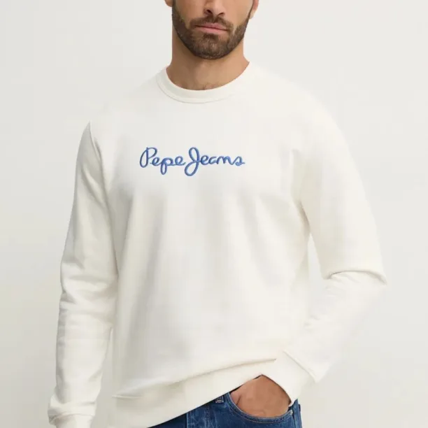 Pepe Jeans hanorac de bumbac NEW JOE CREW barbati