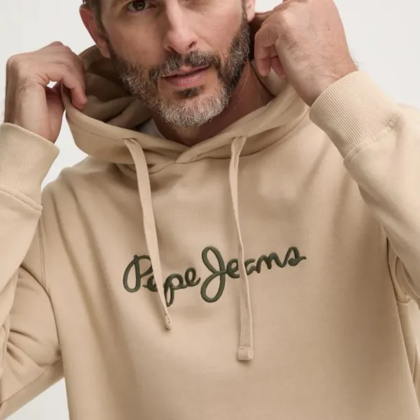 Pepe Jeans hanorac de bumbac NEW JOE HOODIE barbati