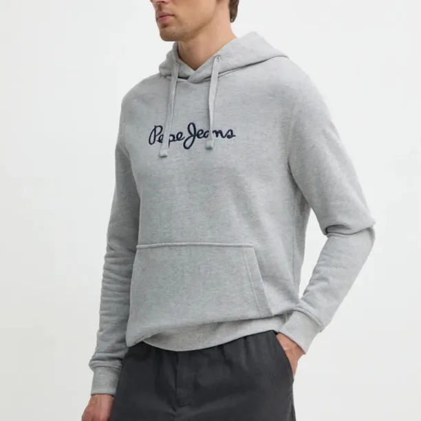 Pepe Jeans hanorac de bumbac NEW JOE HOODIE barbati