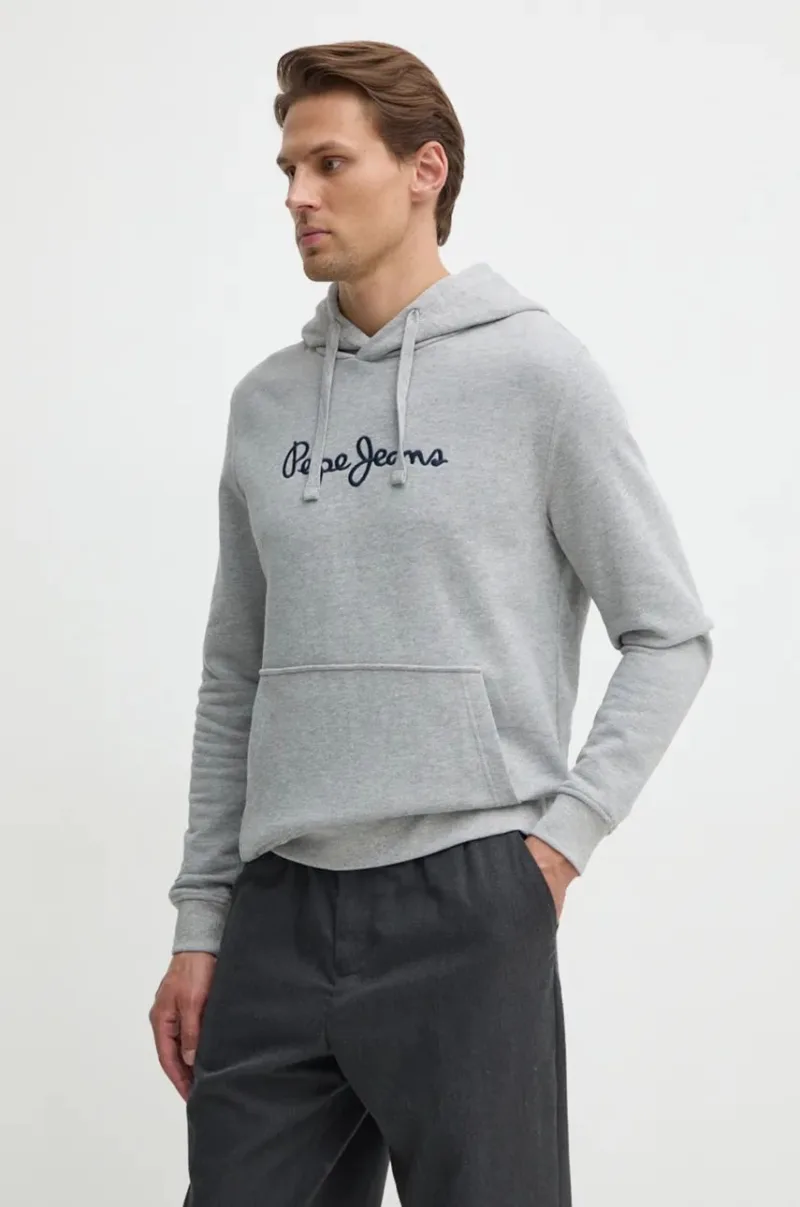 Pepe Jeans hanorac de bumbac NEW JOE HOODIE barbati