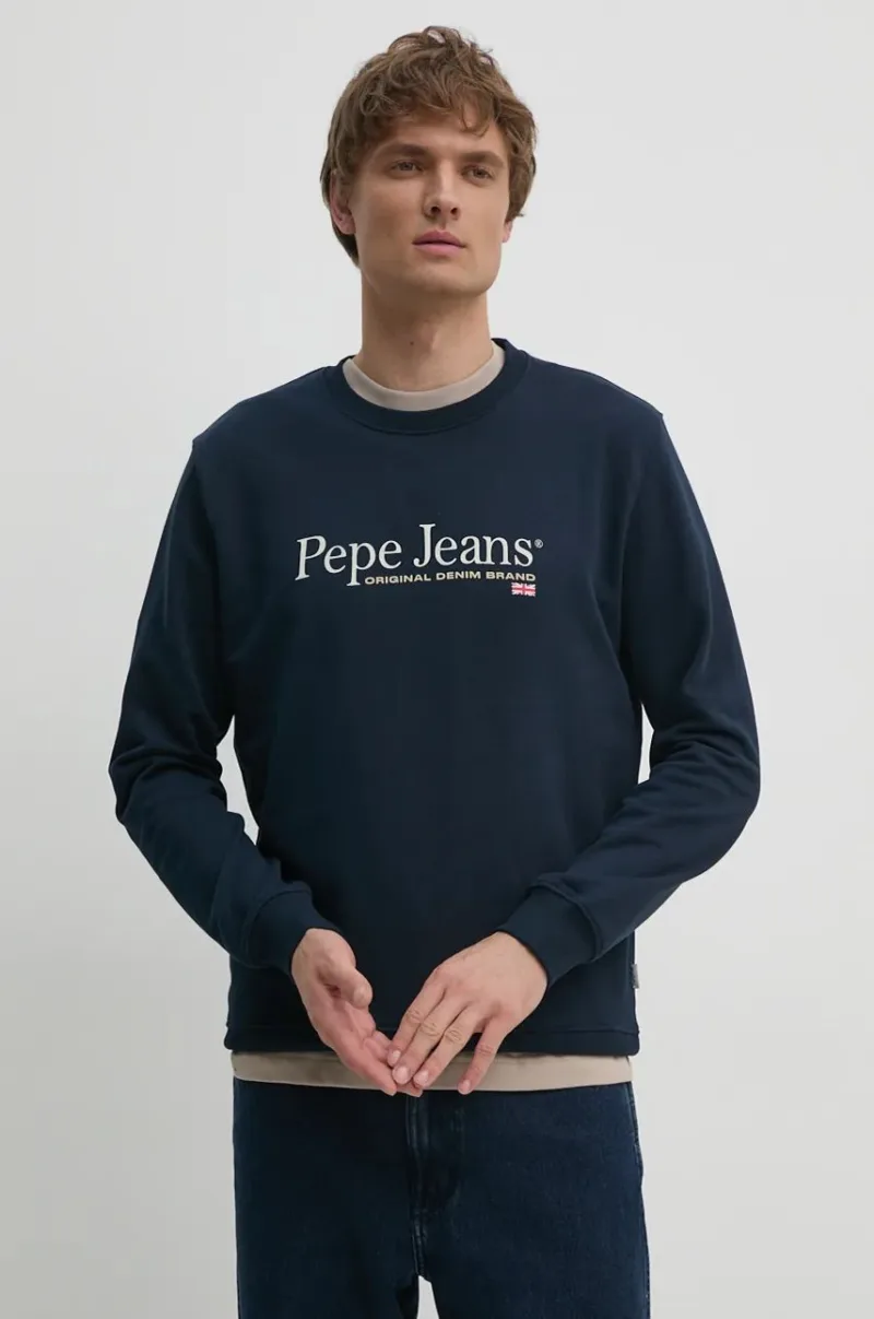 Pepe Jeans hanorac de bumbac SEAN barbati