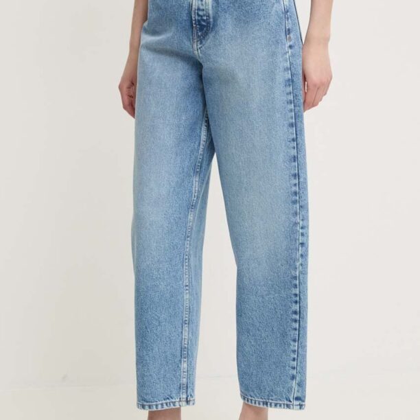 Pepe Jeans jeansi BARREL JEANS UHW femei high waist