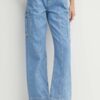 Pepe Jeans jeansi LOOSE ST JEANS HW WORKER femei high waist