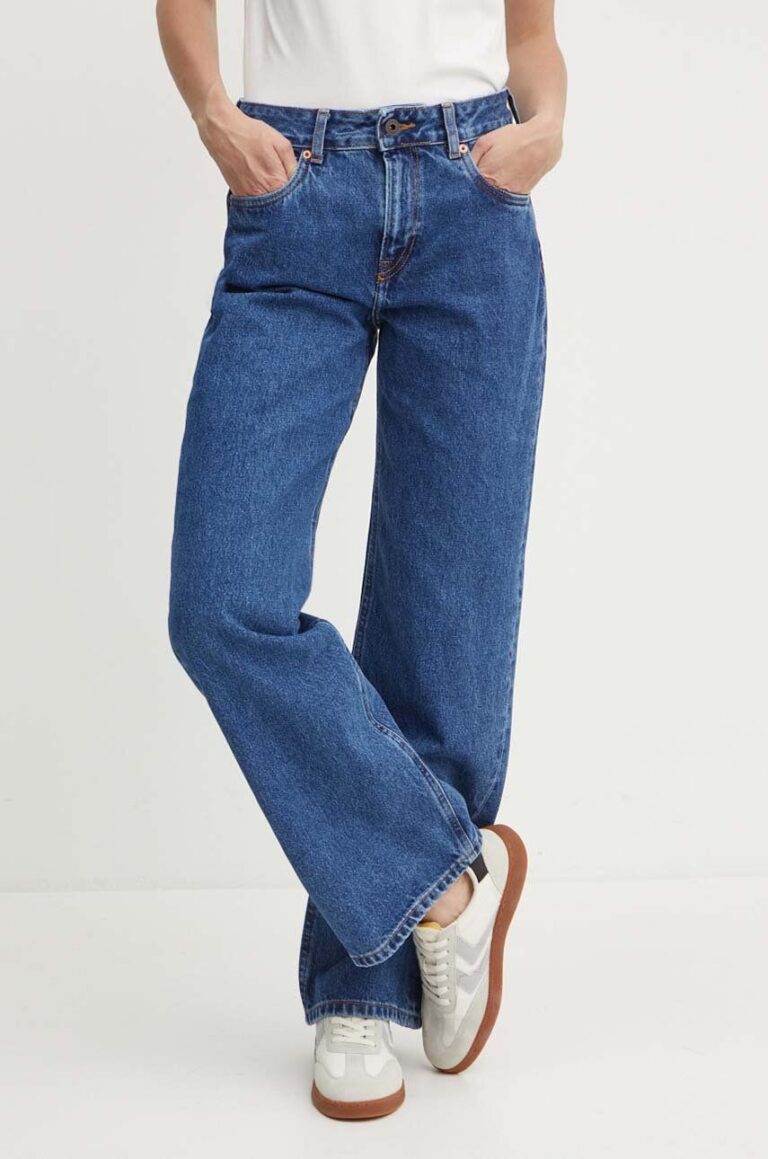 Pepe Jeans jeansi LOOSE ST JEANS HW femei high waist