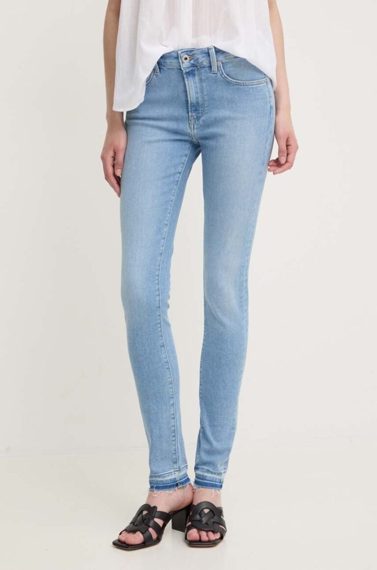 Pepe Jeans jeansi SKINNY JEANS MW femei