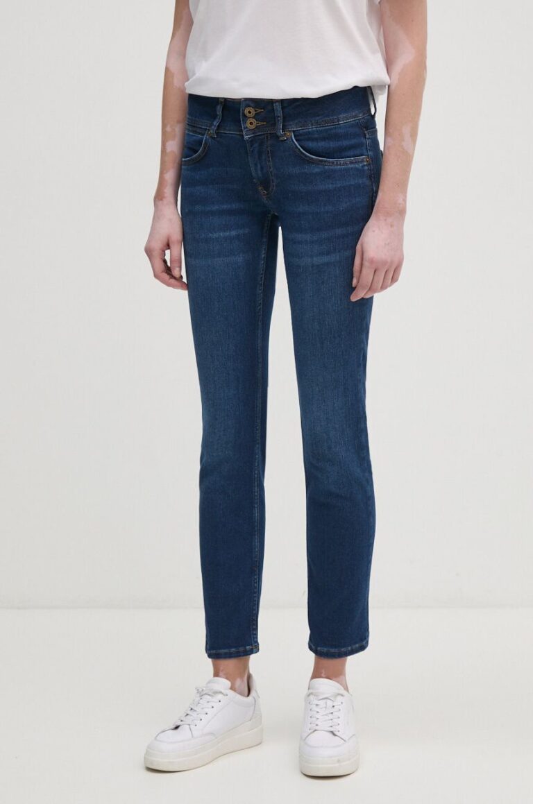 Pepe Jeans jeansi SLIM JEANS LW femei