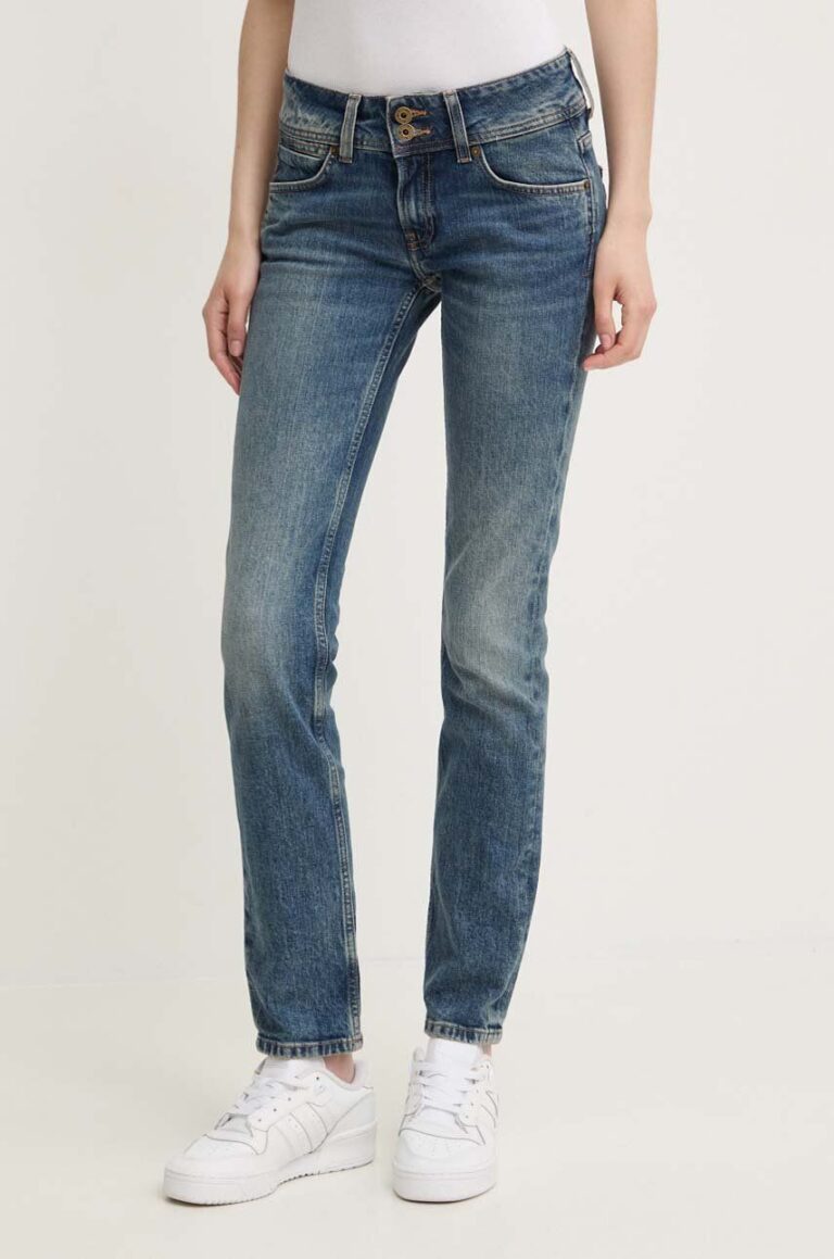 Pepe Jeans jeansi SLIM JEANS LW femei