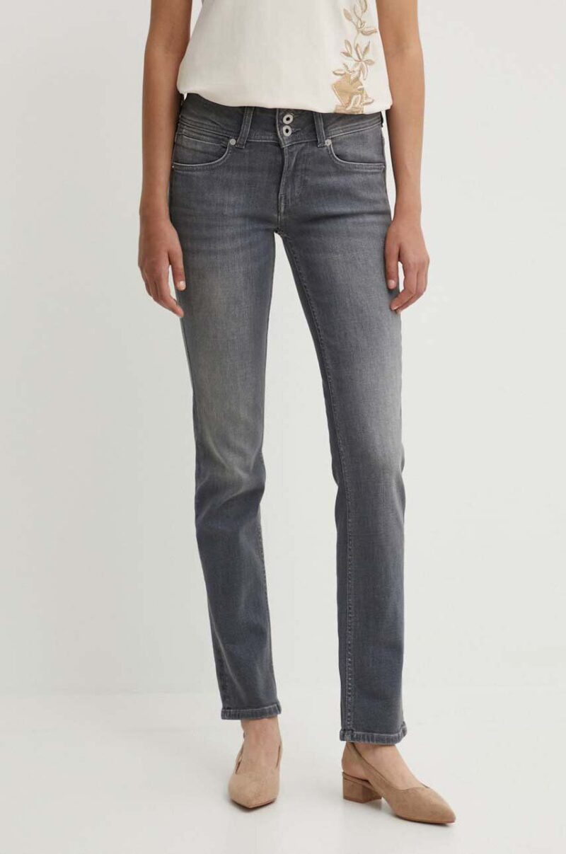 Pepe Jeans jeansi SLIM JEANS LW femei