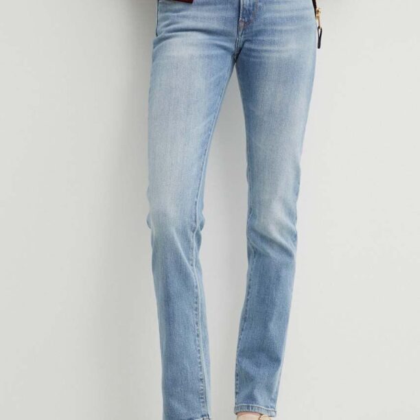 Pepe Jeans jeansi SLIM JEANS MW femei