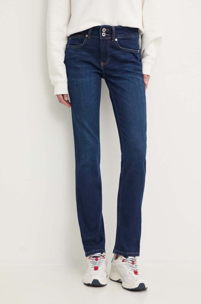 Pepe Jeans jeansi SLIM JEANS MW femei