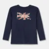 Pepe Jeans longsleeve din bumbac pentru copii CLAG LS cu imprimeu