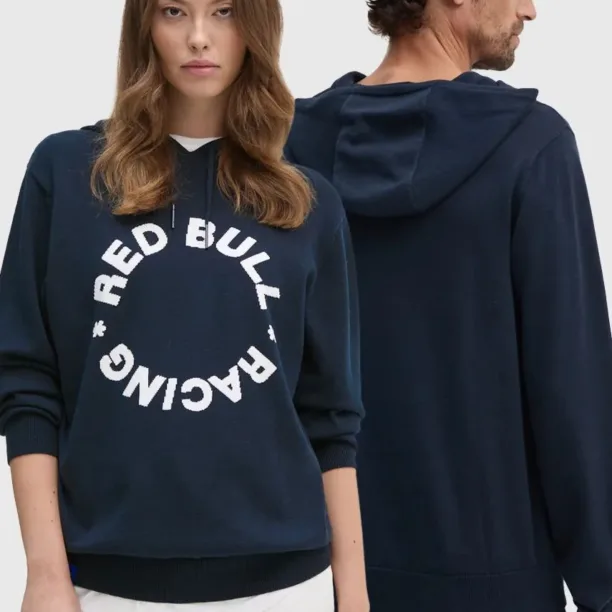 Pepe Jeans pulover de bumbac Red Bull Racing x Pepe Jeans culoarea bleumarin