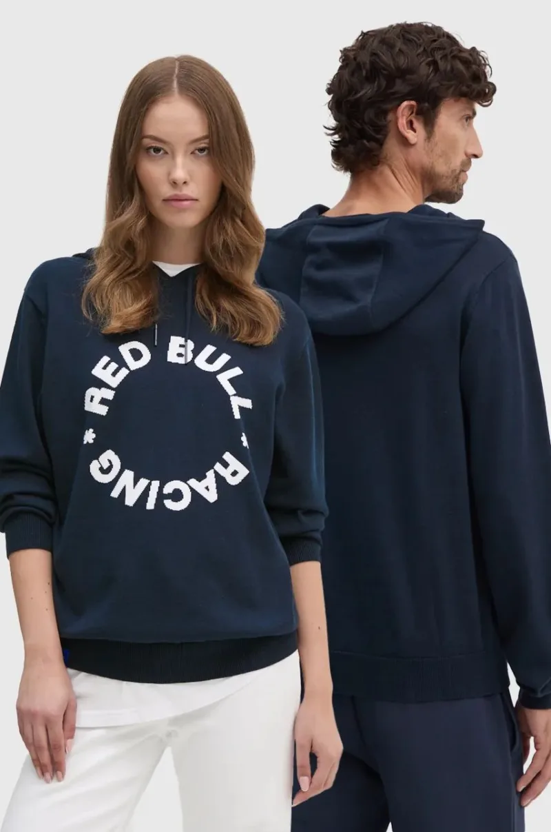 Pepe Jeans pulover de bumbac Red Bull Racing x Pepe Jeans culoarea bleumarin