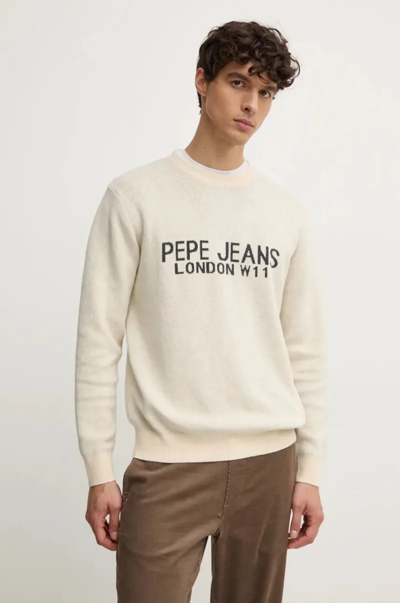 Pepe Jeans pulover din amestec de lana CARDIN barbati