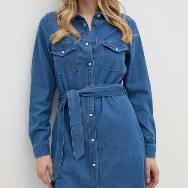 Pepe Jeans rochie REGULAR DENIM DRESS mini