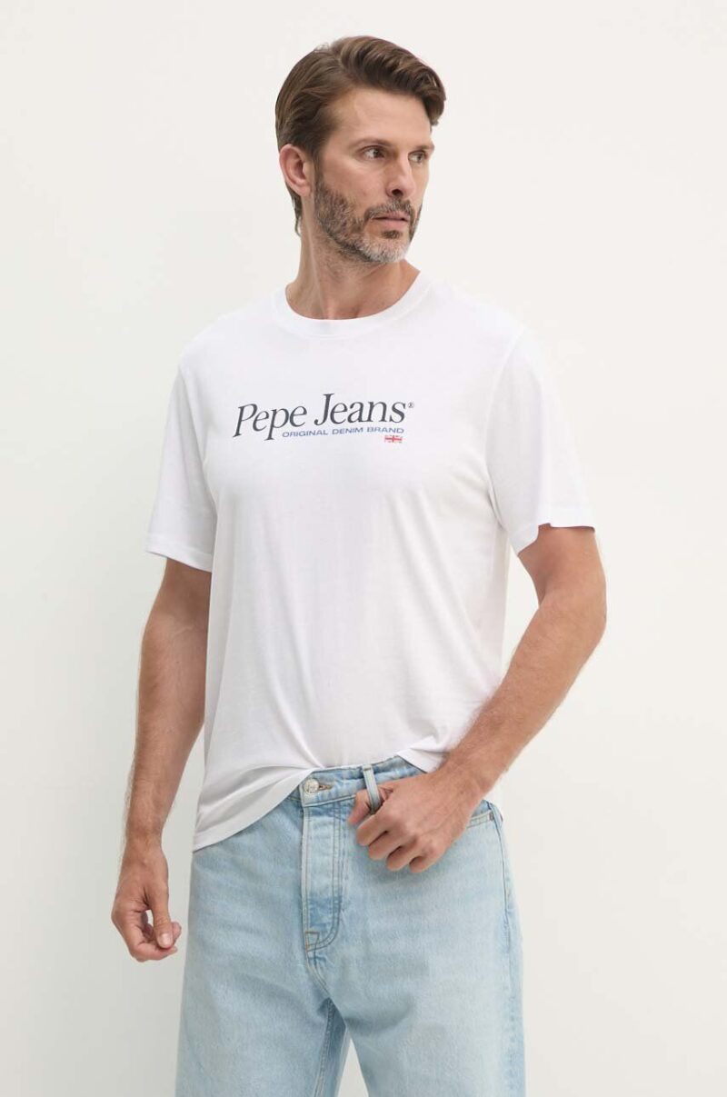 Pepe Jeans tricou din bumbac ALBERT barbati