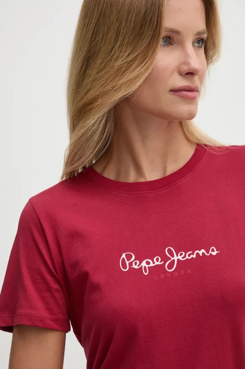 Pepe Jeans tricou din bumbac FIORE femei