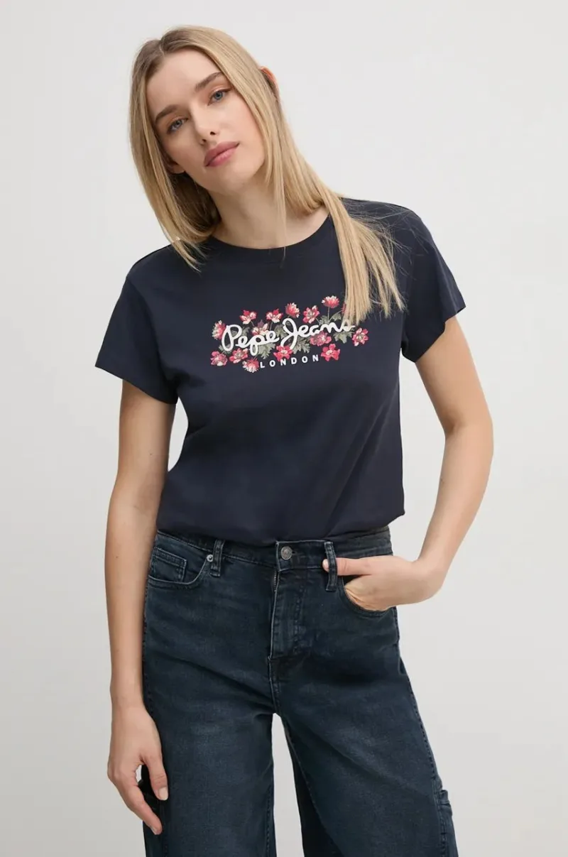 Pepe Jeans tricou din bumbac GINNY femei