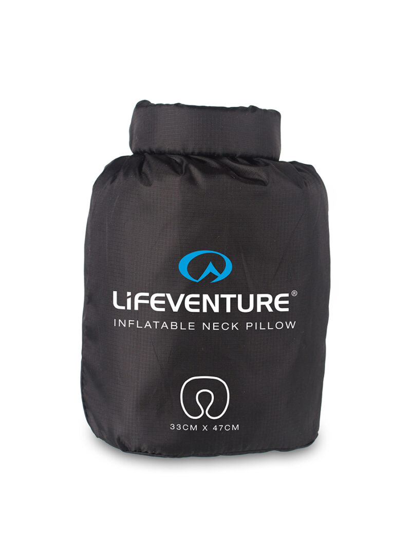 Pernă de voiaj gonflabila Lifeventure Inflatable Neck Pillow preţ