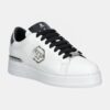 Philipp Plein sneakers din piele Nappa Lo-Top Hexagon culoarea alb