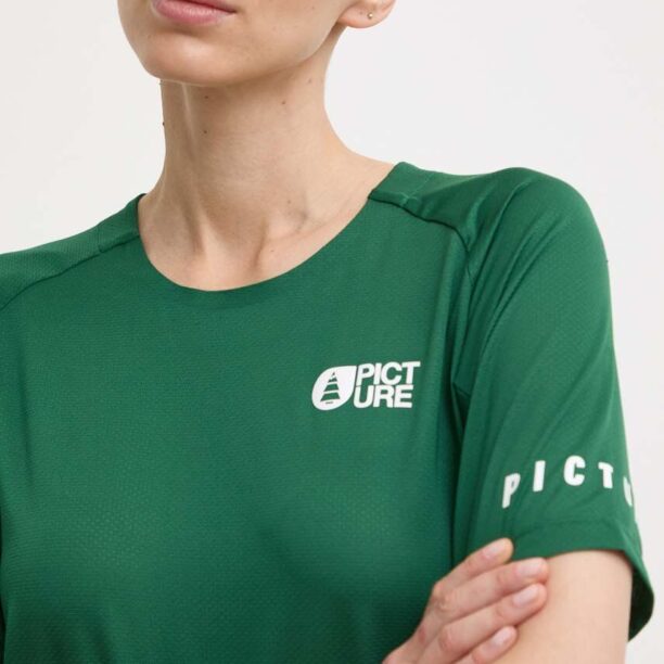 Picture tricou sport Ice Flow culoarea verde