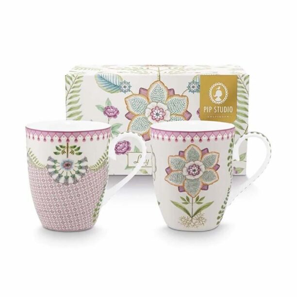 Pip Studio set cani Lily&Lotus 350 ml 2-pack