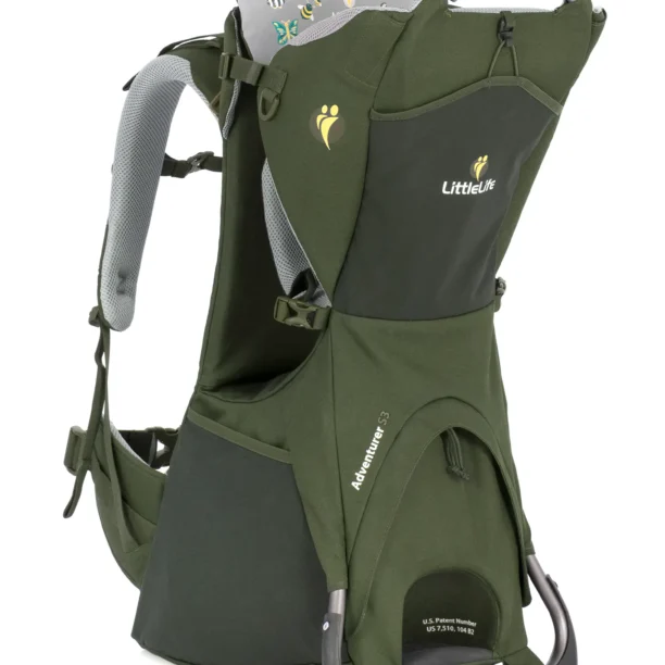 Port-bebe drumetie Little Life Adventurer S3 Child Carrier - green