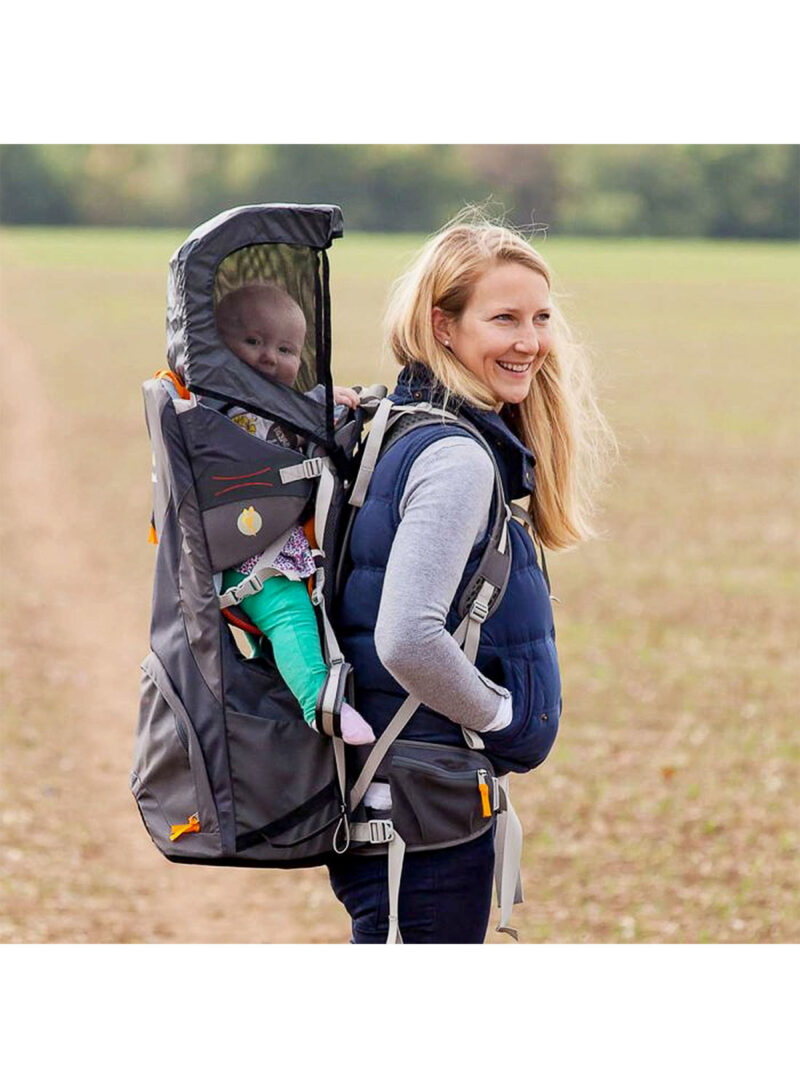 Original Port-bebe drumetie LittleLife Cross Country S4 Child Carrier - grey