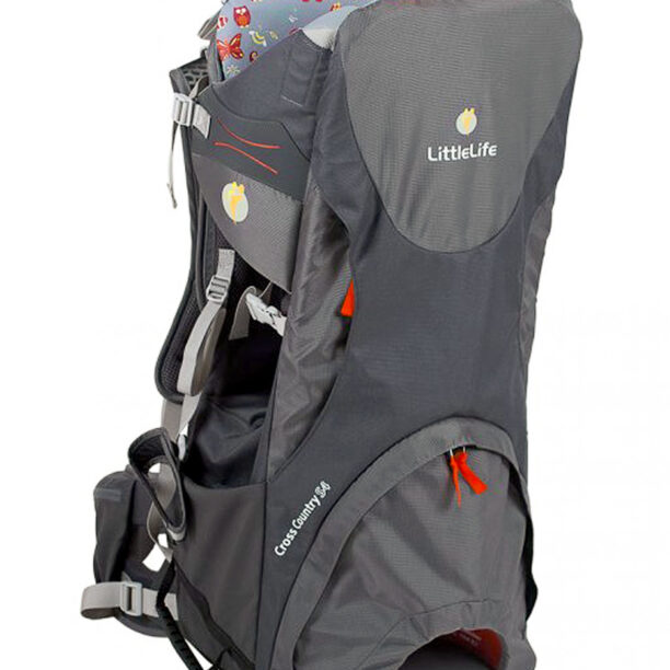 Port-bebe drumetie LittleLife Cross Country S4 Child Carrier - grey