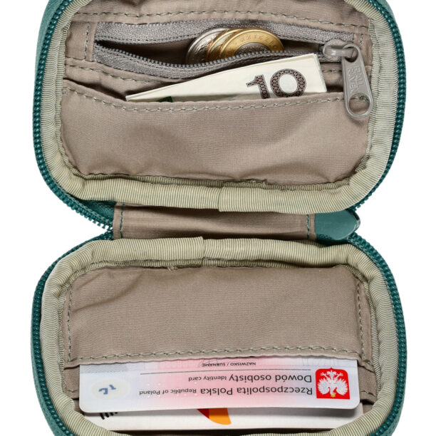 Original Portofel Fjallraven Kanken Card Wallet - frost green